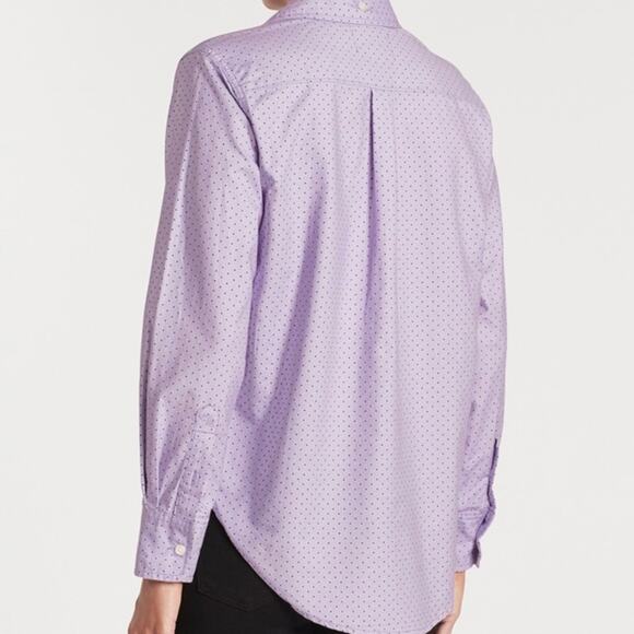 Current/Elliott The Neal Shirt Orchid Polka Dot 2 - Picture 2 of 6